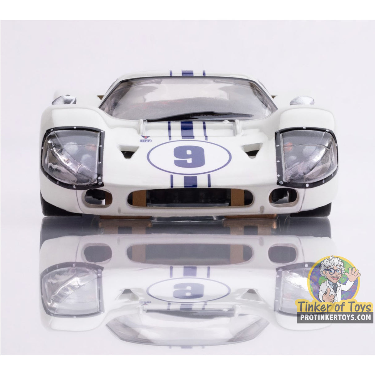 Ford GT40 Mark IV #9 White | 22078 | AFX/Racemasters