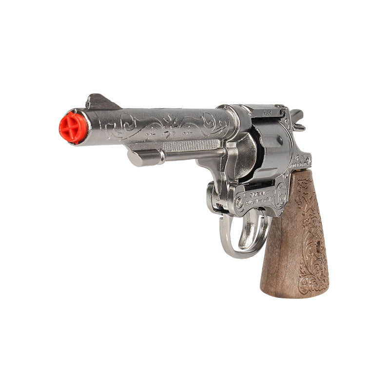 Cowboy 8-Shot Revolver Cap Gun with Holster - Steel | 3080/0 | Gonher