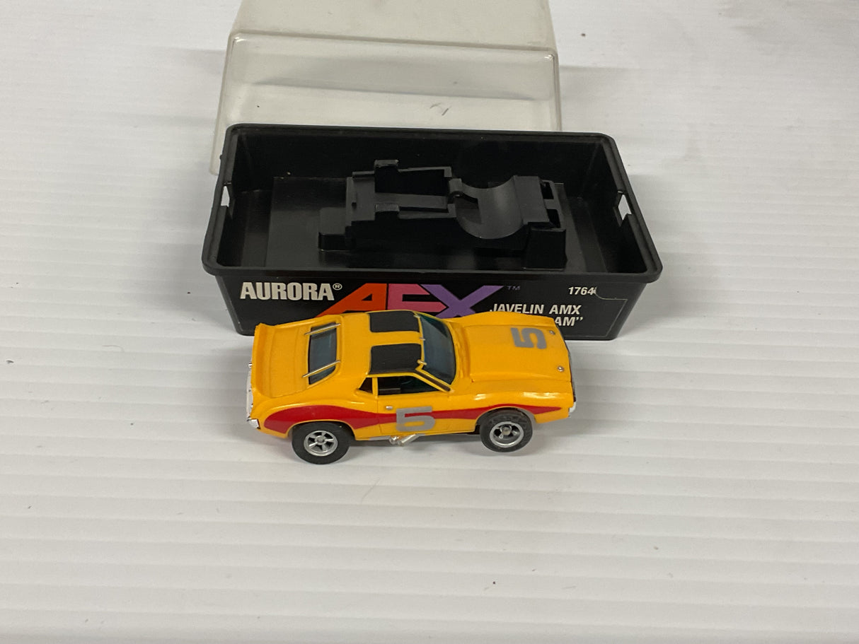 Aurora AFX Javelin AMX "Trans-AM" Yellow non-mag | 1764 | Aurora - AFX