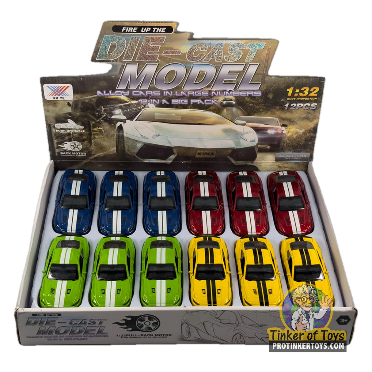 1:32 Alloy Diecast Muscle Car Pullback | MIC1532 | Xu Ye