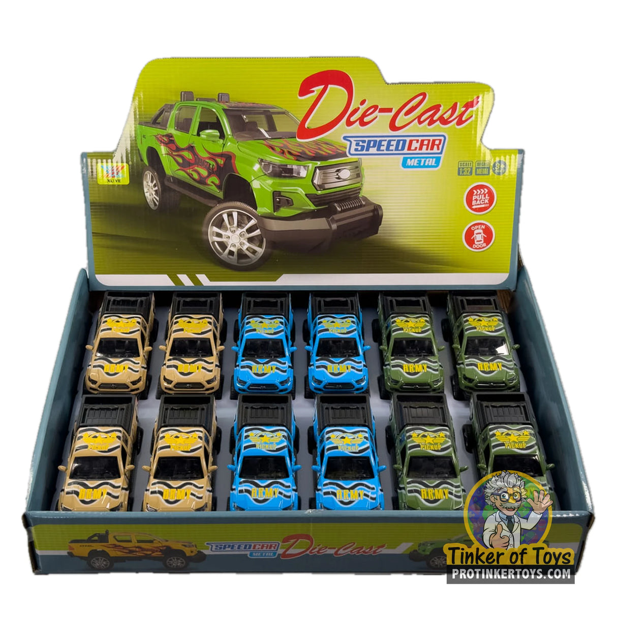 1:32 Alloy Diecast Pickup Trucks Pullback | MIC1539 | Xu Ye