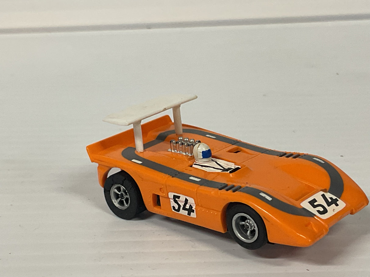 Aurora AFX non-magnatraction Auto World McLaren XLR Orange/Gray #54 | 1752 | Aurora - AFX