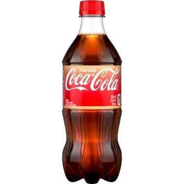 Coca-Cola Vanilla, 20 oz bottles, 20 fl oz | 116629 | Coca-Cola