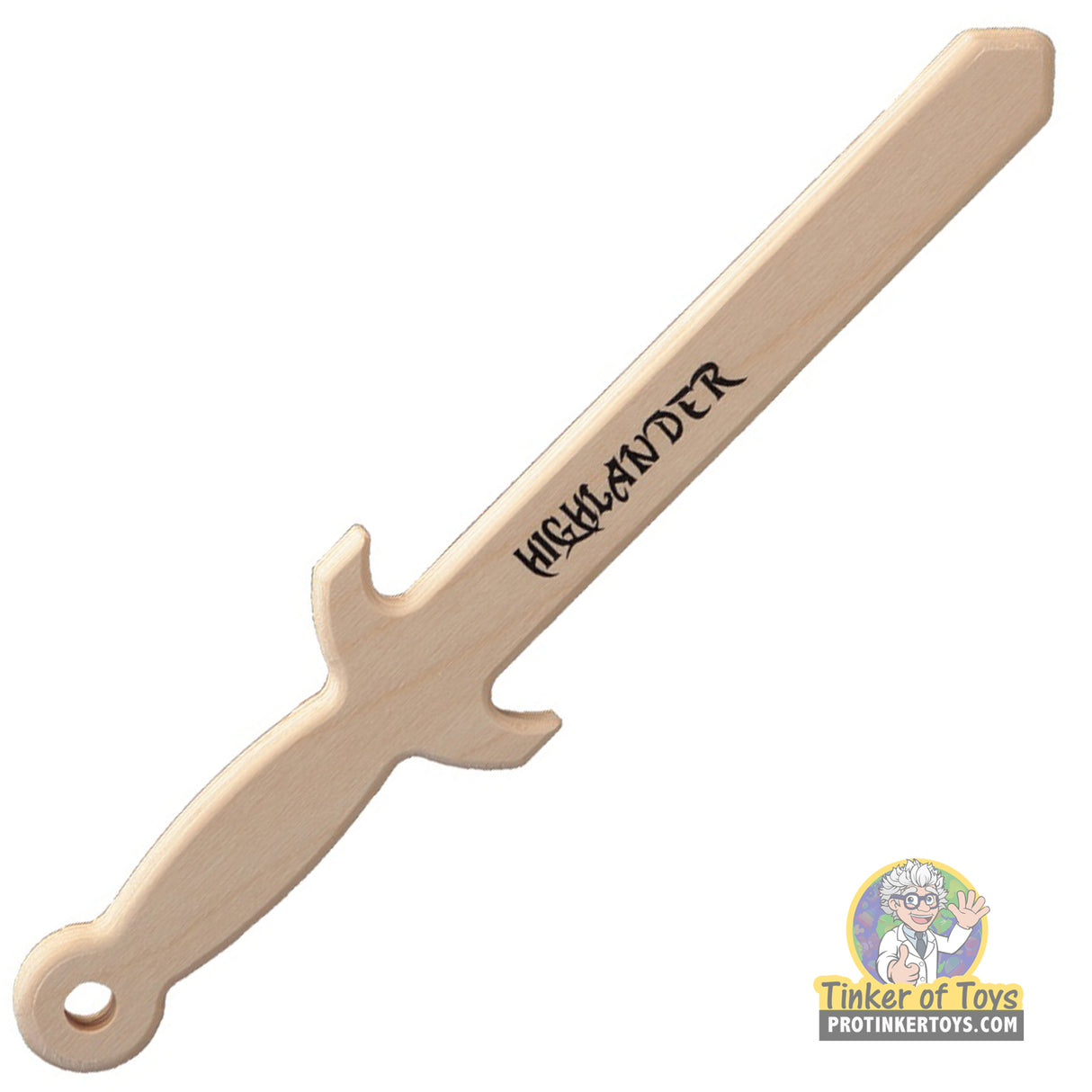 14" Wooden Highlander Medieval Dagger | 015HGHLNDR | Magnum Rubber Band Guns