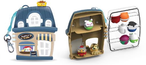 Bbubbieez House Assorted Colors with 3 pcs |15008 | Jupiter Creations