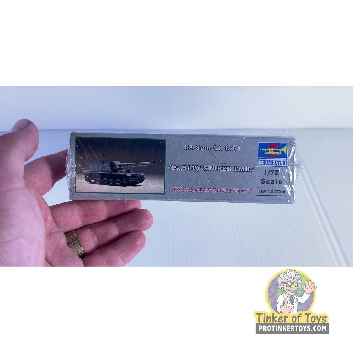 12.8cm Sf. L/61 (Pz.Sfl.IV) "Sturer Emil" 1:72 | 07210 | Trumpeter