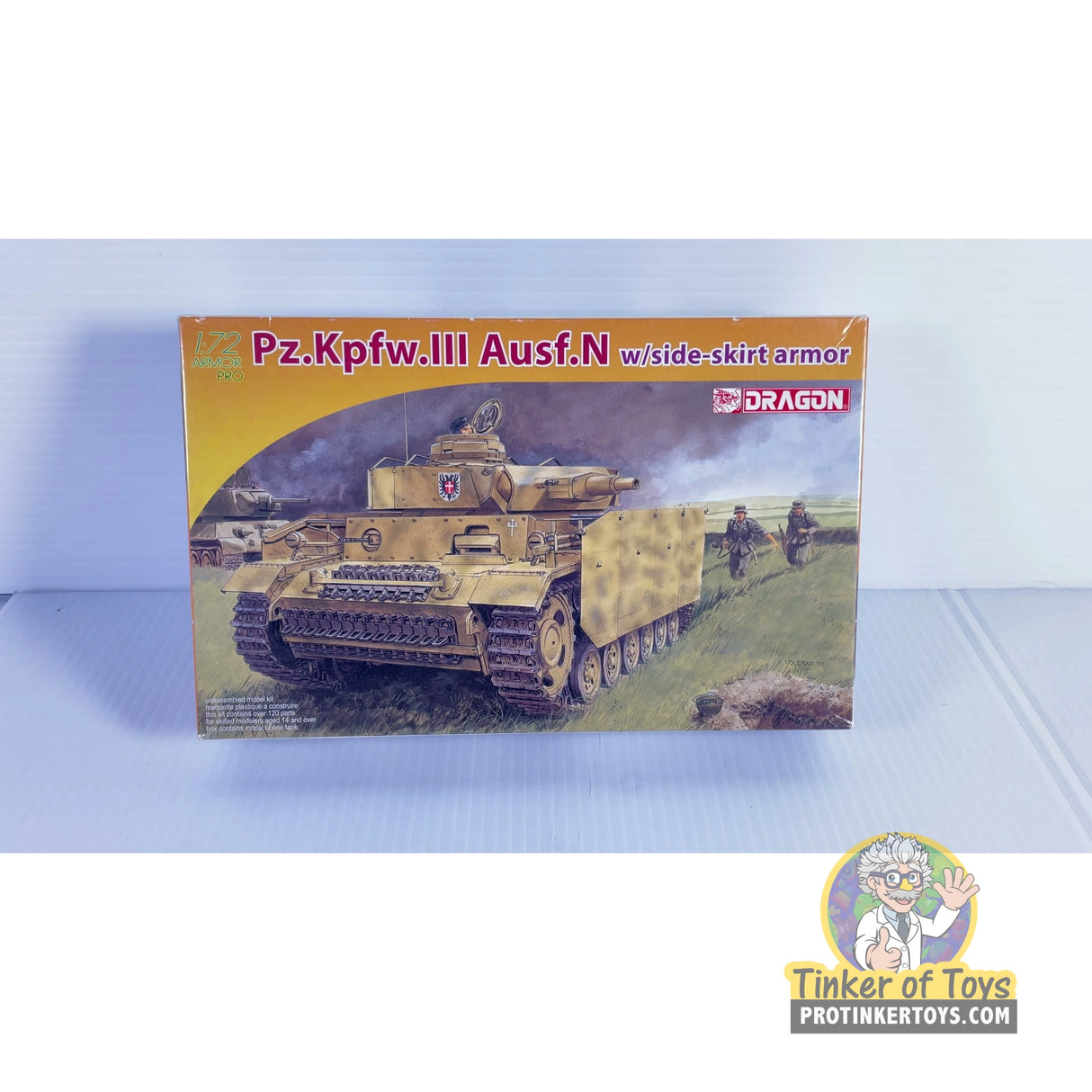 Pz.Kpfw.III Ausf.N w/side-skirt armor 1:72 | 7407 | Dragon