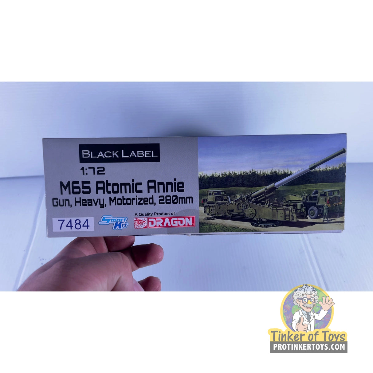 M65 Atomic Annie Gun, Heavy, Motorized, 280mm 1:72 | PENDING-1692001-07031300-C072 | Dragon