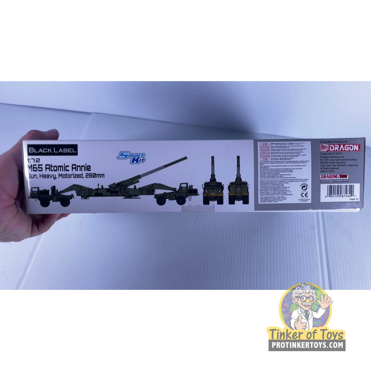M65 Atomic Annie Gun, Heavy, Motorized, 280mm 1:72 | PENDING-1692001-07031300-C072 | Dragon
