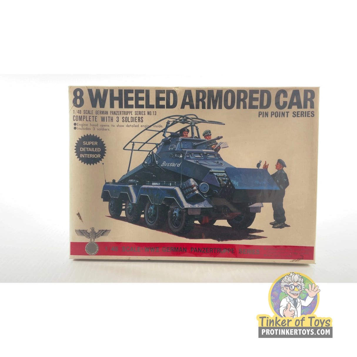 8 Wheeled Armored Car (Sd.Kfz.232) 1:48 | 8238 | Bandai
