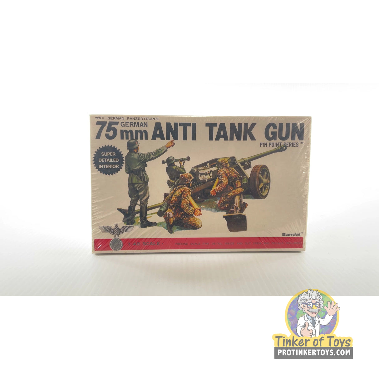 German 75mm Anti Tank Gun | 8253 | Bandai