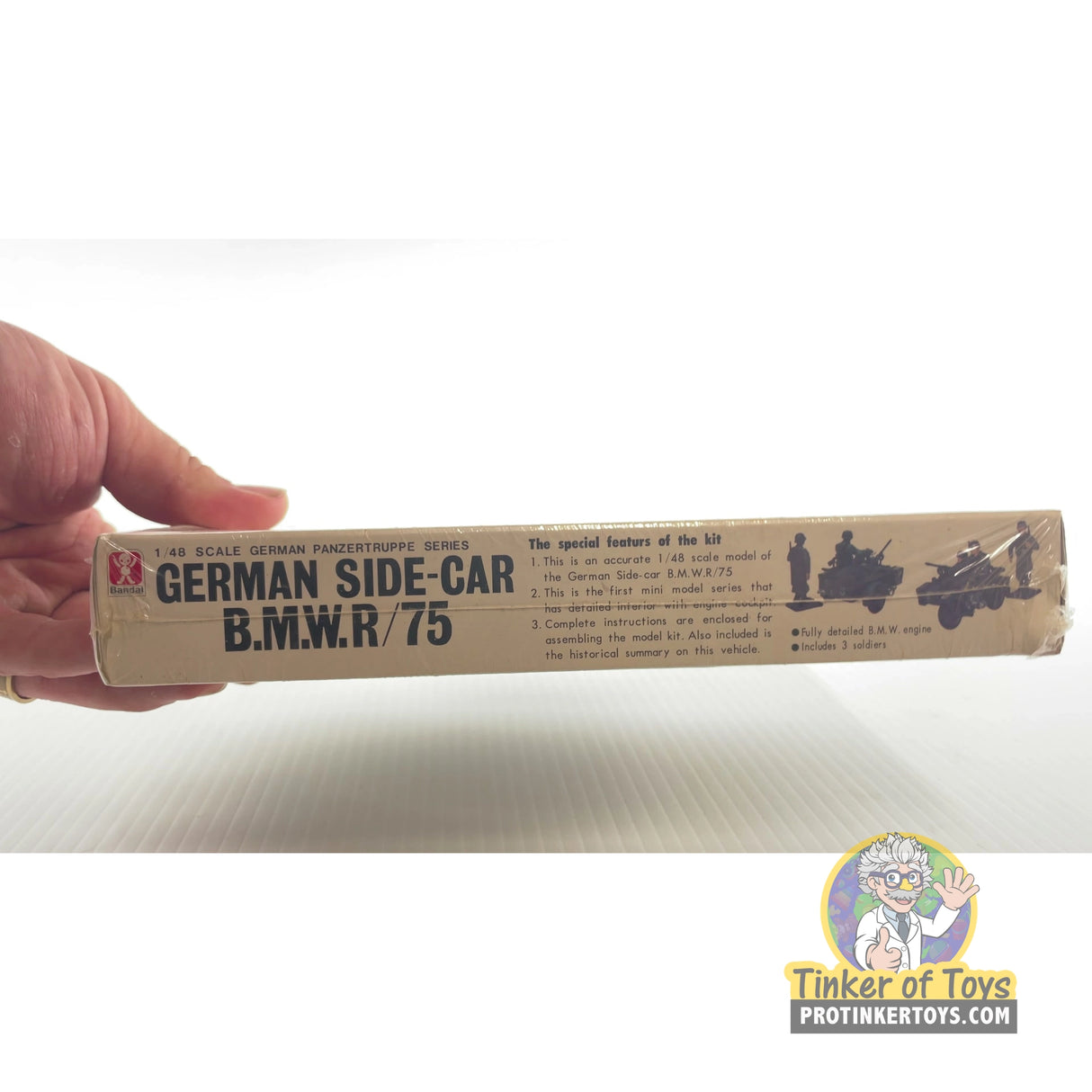 German Side-Car B.M.W. R/75 1:48 | 8227 | Bandai