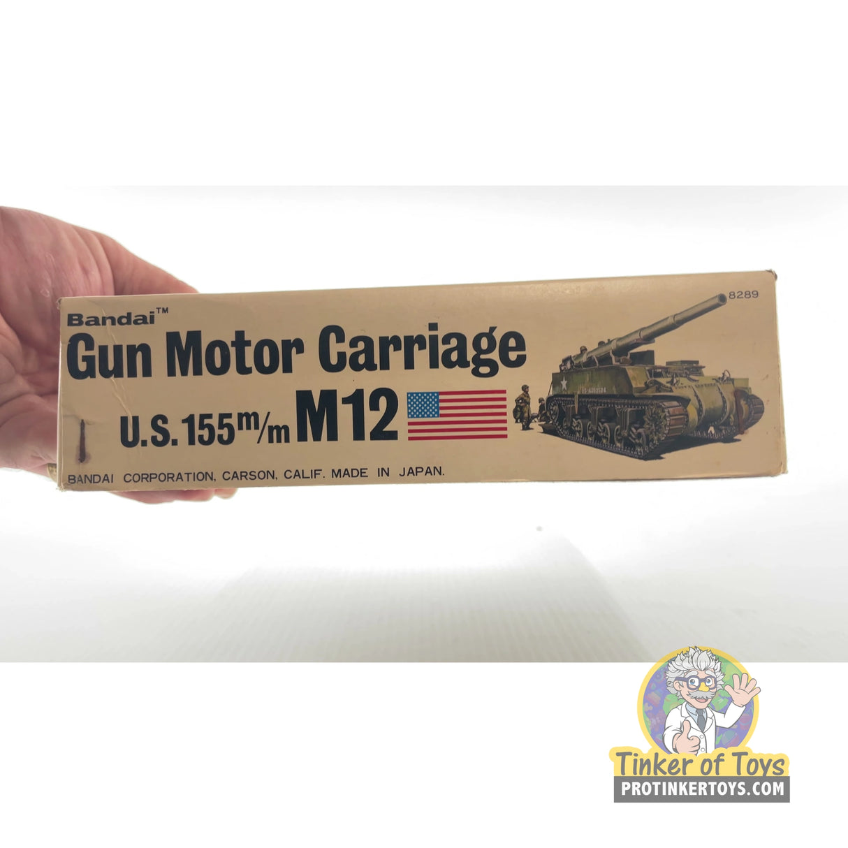 U.S. 155m/m Gun Motor Carriage M12 1:48 | 8289 | Bandai