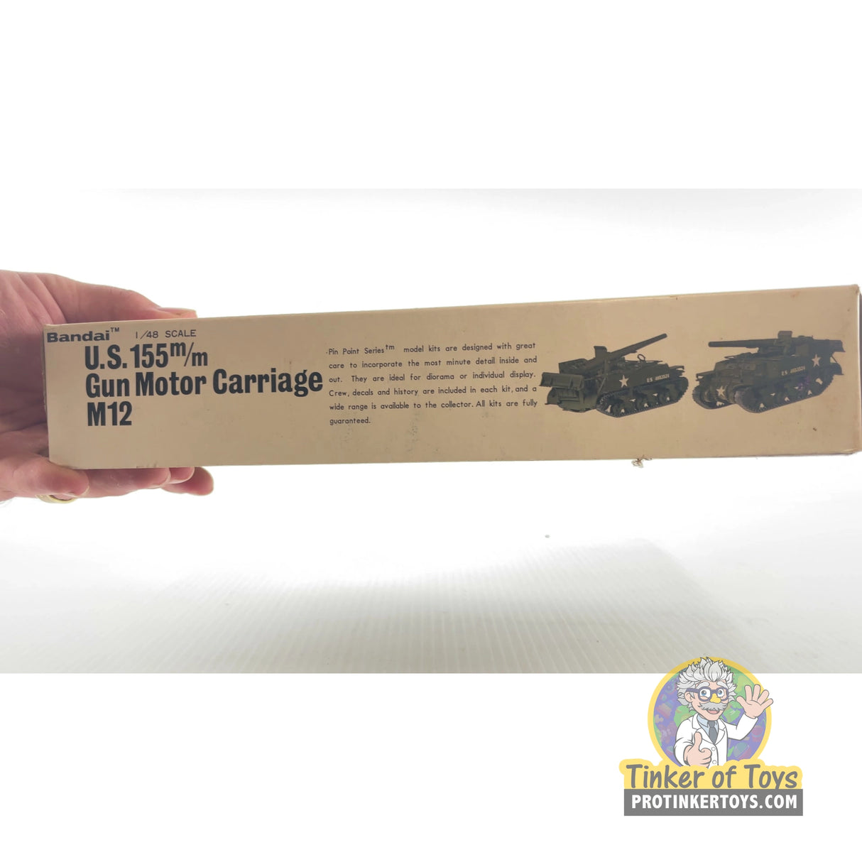 U.S. 155m/m Gun Motor Carriage M12 1:48 | 8289 | Bandai