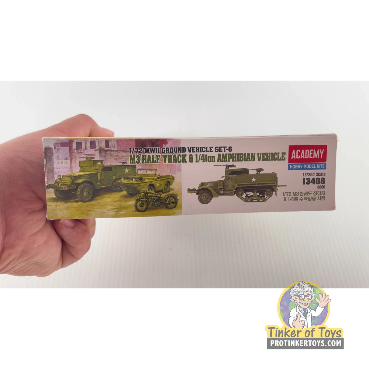 M3 Half Track & 1/4ton Amphibian Vehicle 1:72 | 13408 | Academy