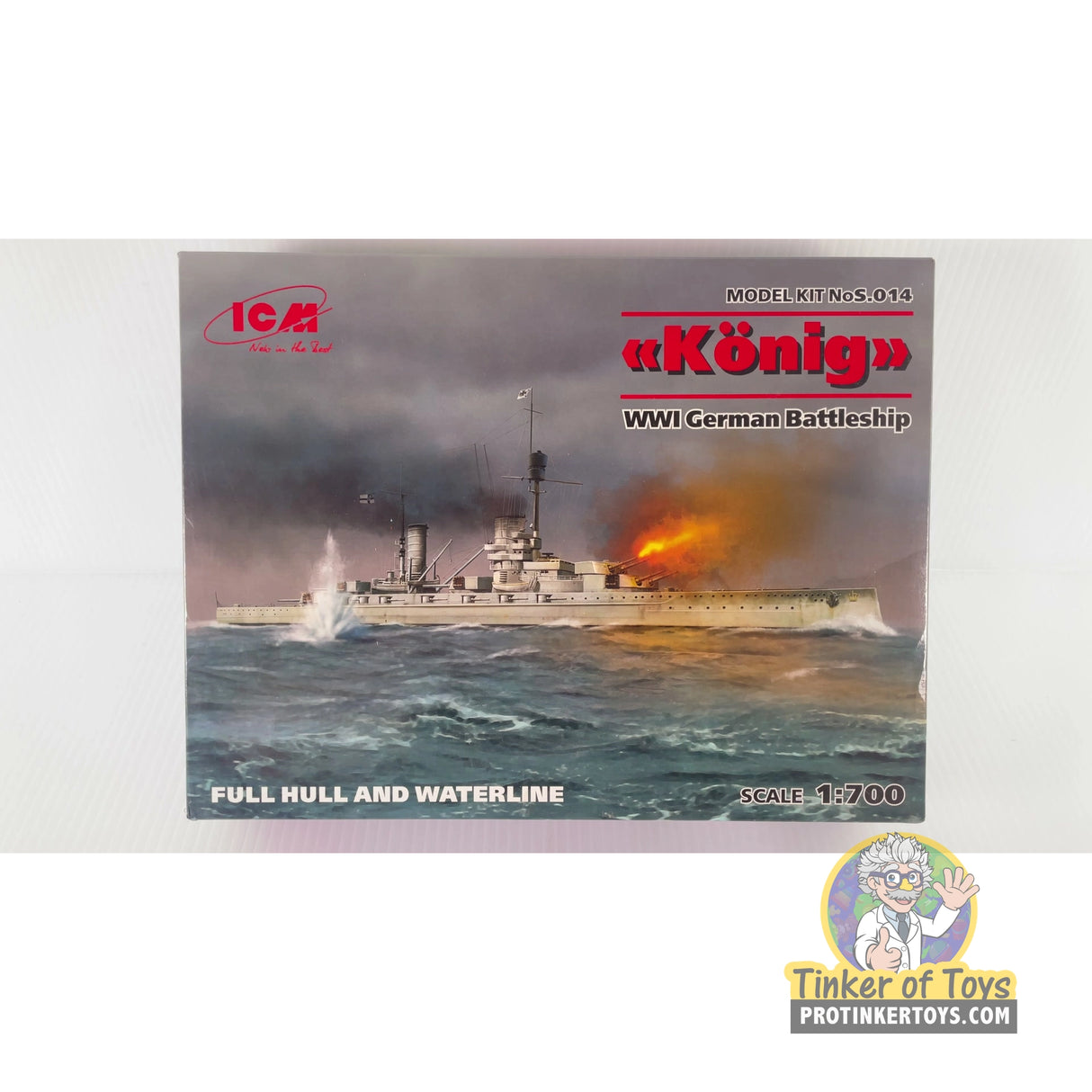 WWI German Battleship SMS Konig 1:700 | S.014 | ICM