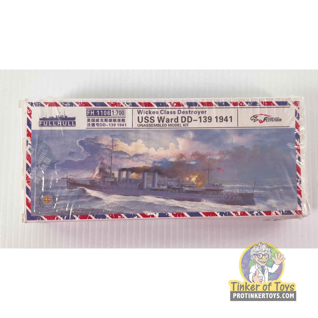 USS Ward DD-139 1941 Wickes Class Destroyer 1:700 | FH1106 | Needs Brand Review
