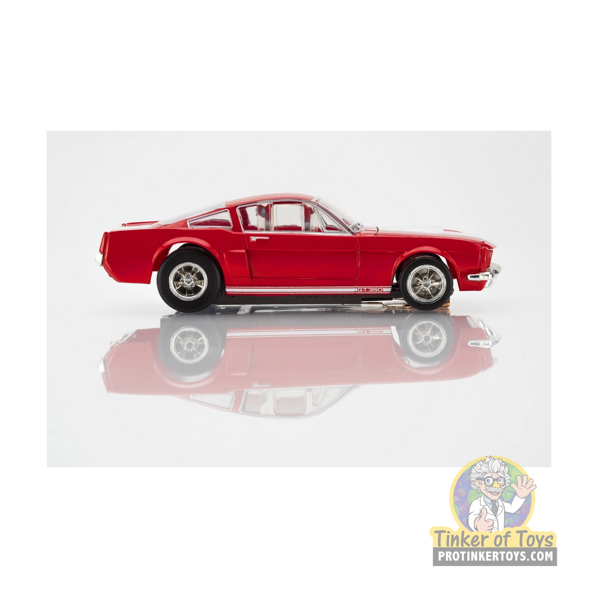 1966 Shelby Mustang GT350 Red/White Stripes | 22152 | AFX/Racemasters