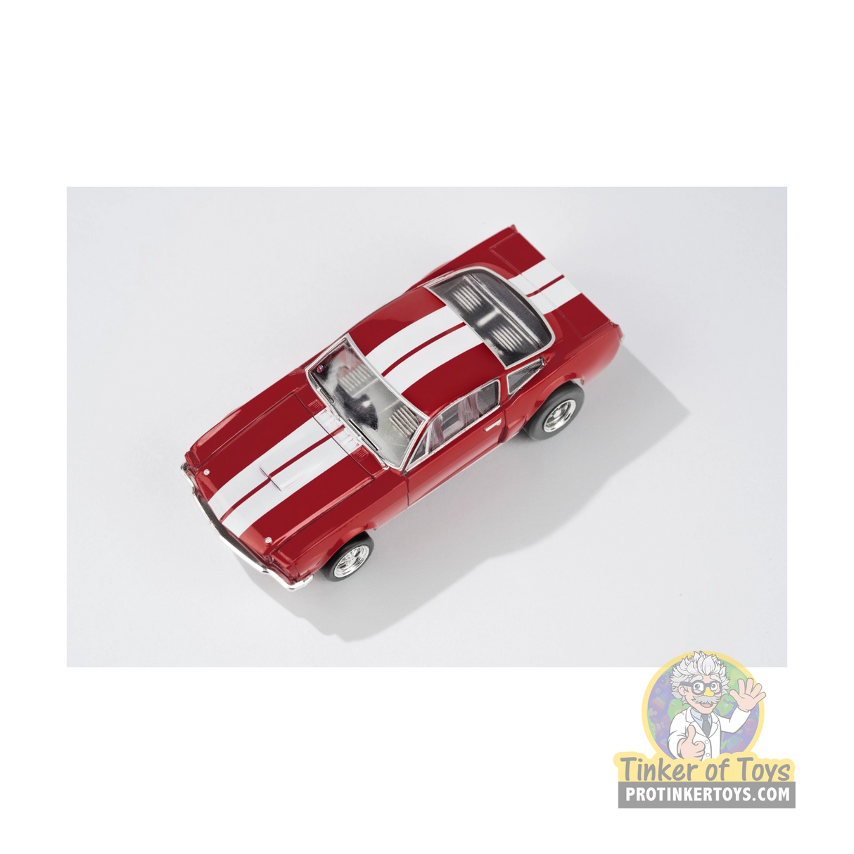 1966 Shelby Mustang GT350 Red/White Stripes | 22152 | AFX/Racemasters