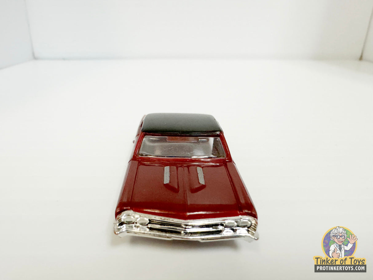 1967 Chevelle SS Vinyl Top Maroon Black | MM04050 | Model Motoring