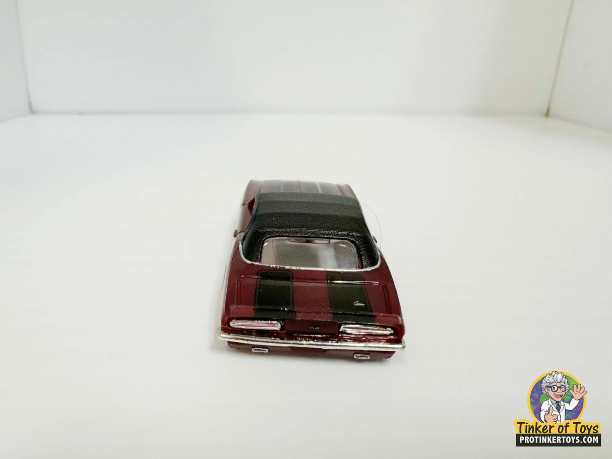 1969 Camaro RS Convertible Maroon Black Stripes | MM07052 | Model Motoring
