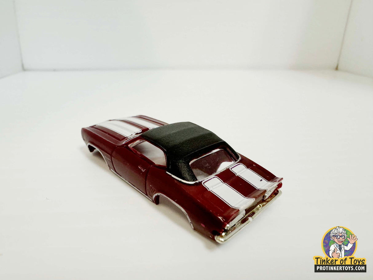 1969 Camaro RS Convertible Maroon White Stripes | MM07051 | Model Motoring