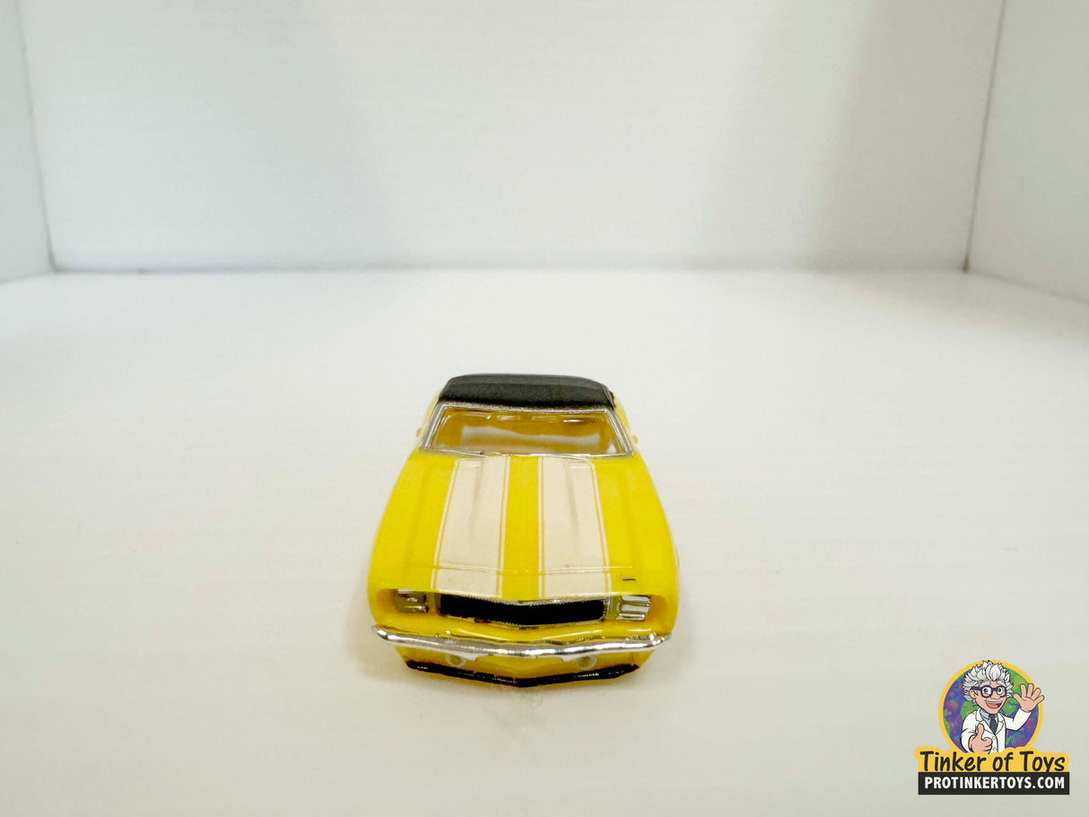 1969 Camaro RS Convertible Yellow White Stripes | MM07091 | Model Motoring