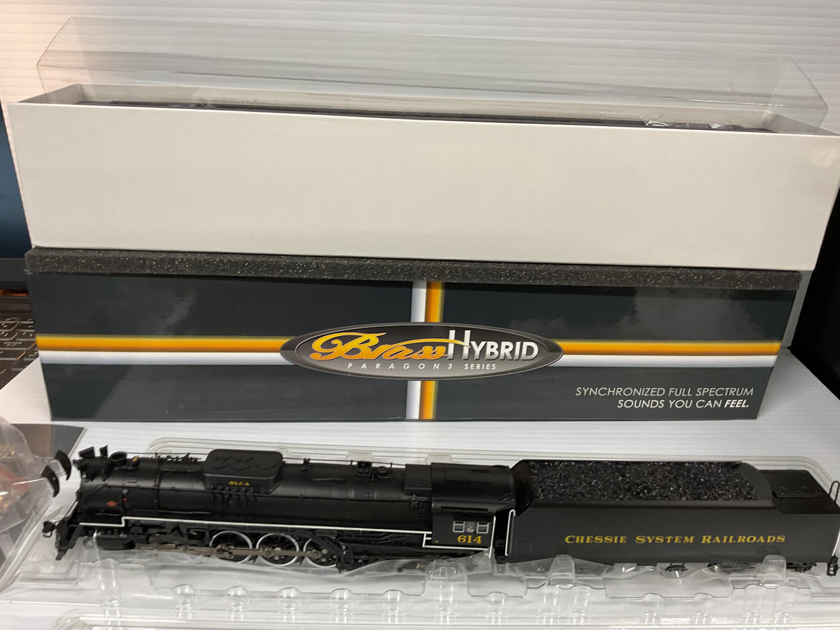 Brass Hybrid C&O J3A 4-8-4 #614 | 4907 | Brass Hybrid Paragon 3 Series