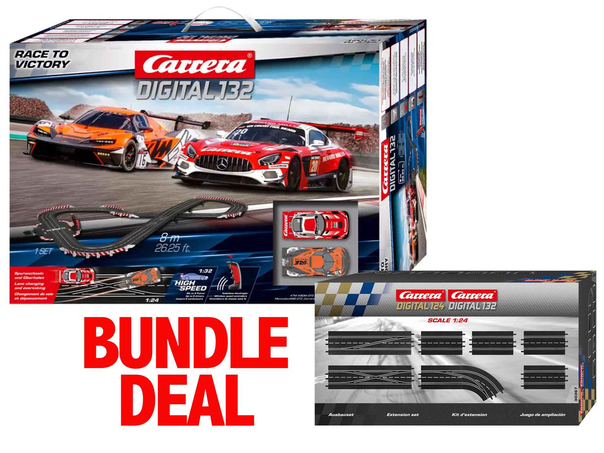 Race to Victory Digtial Off set Figure 8 layout | 20030023 | Carrera Digital