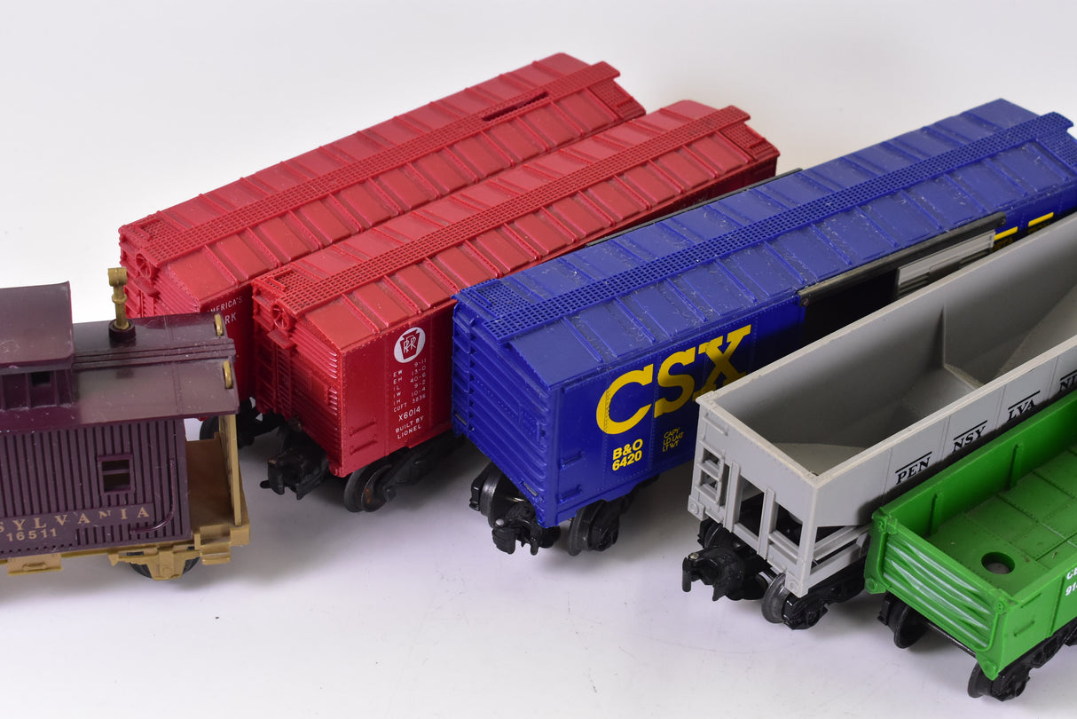 Mega Lot of Rolling Stock 9 Cars O Gauge Lot B | Mega Lot | Lionel