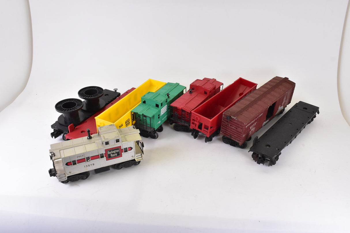 Mega Lot of Rolling Stock 9 Cars O Gauge Lot C | Mega Lot | Lionel
