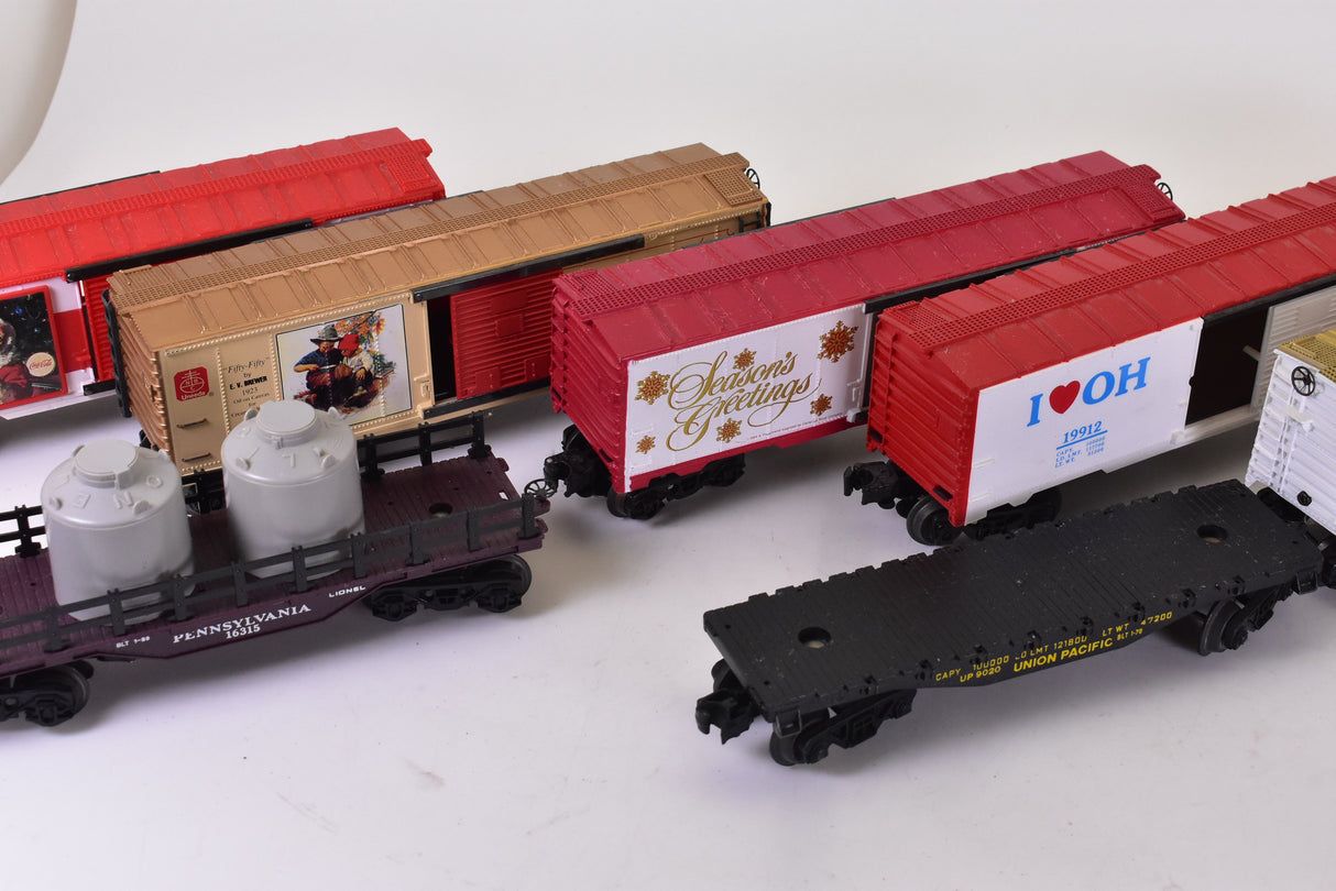 Mega Lot of Rolling Stock 9 Cars O Gauge Lot D | Mega Lot | Lionel