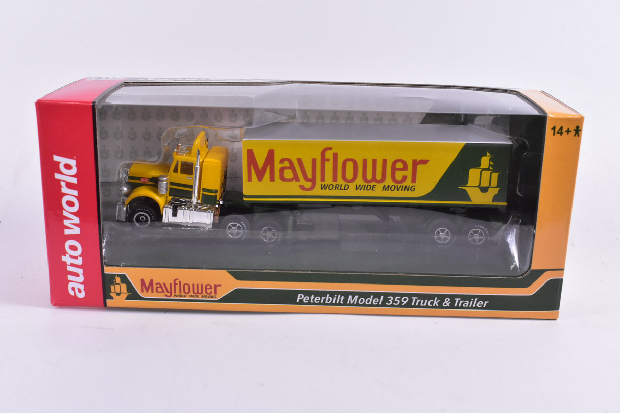 Mayflower Semi Peterbilt 359 Trailer | CP7984 | Auto World