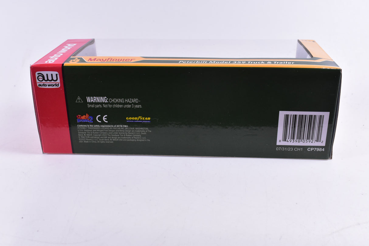 Mayflower Semi Peterbilt 359 Trailer | CP7984 | Auto World
