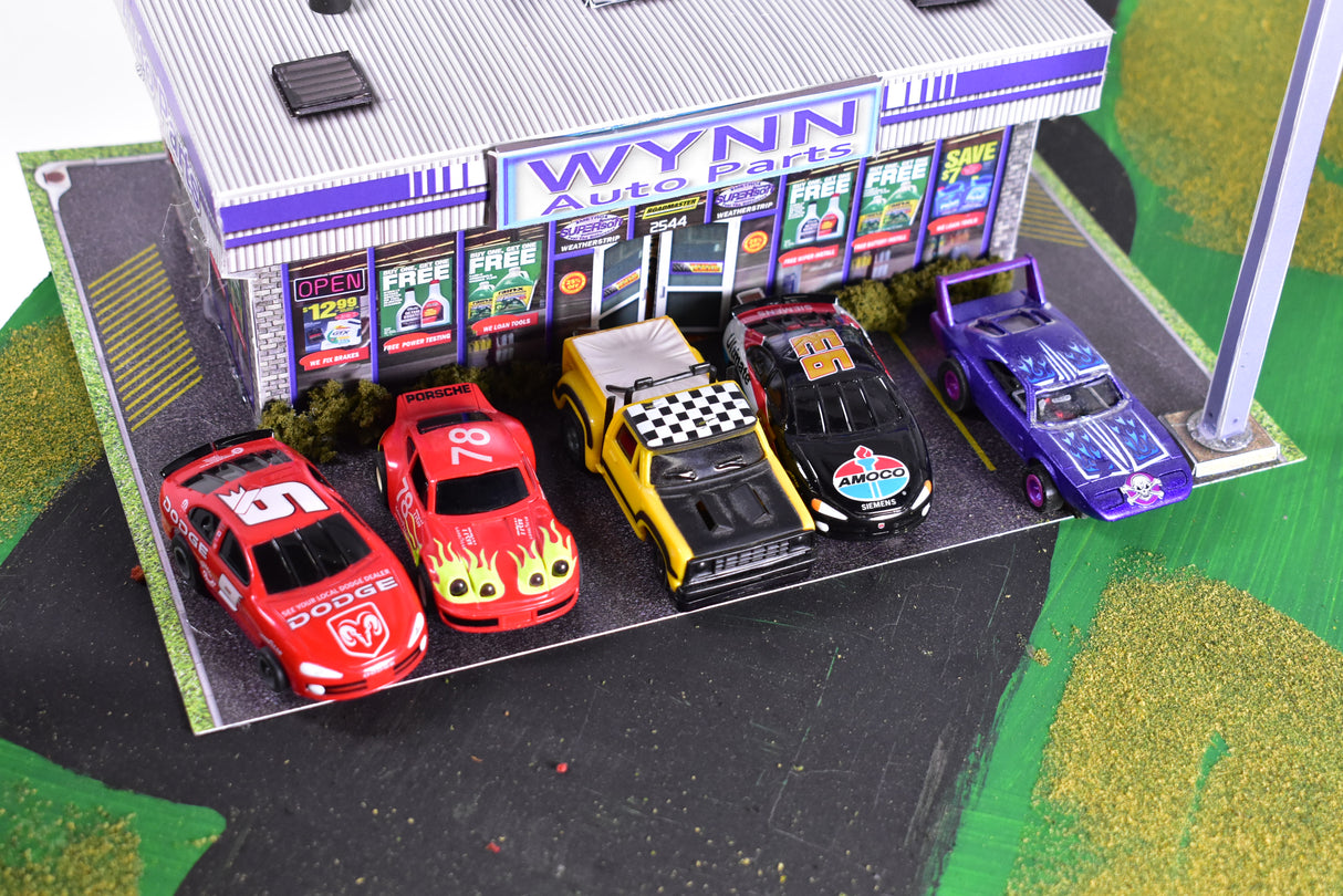 Franks Used Car Lot Assorted Slot Cars HO | Lot A | Tyco / Aurora