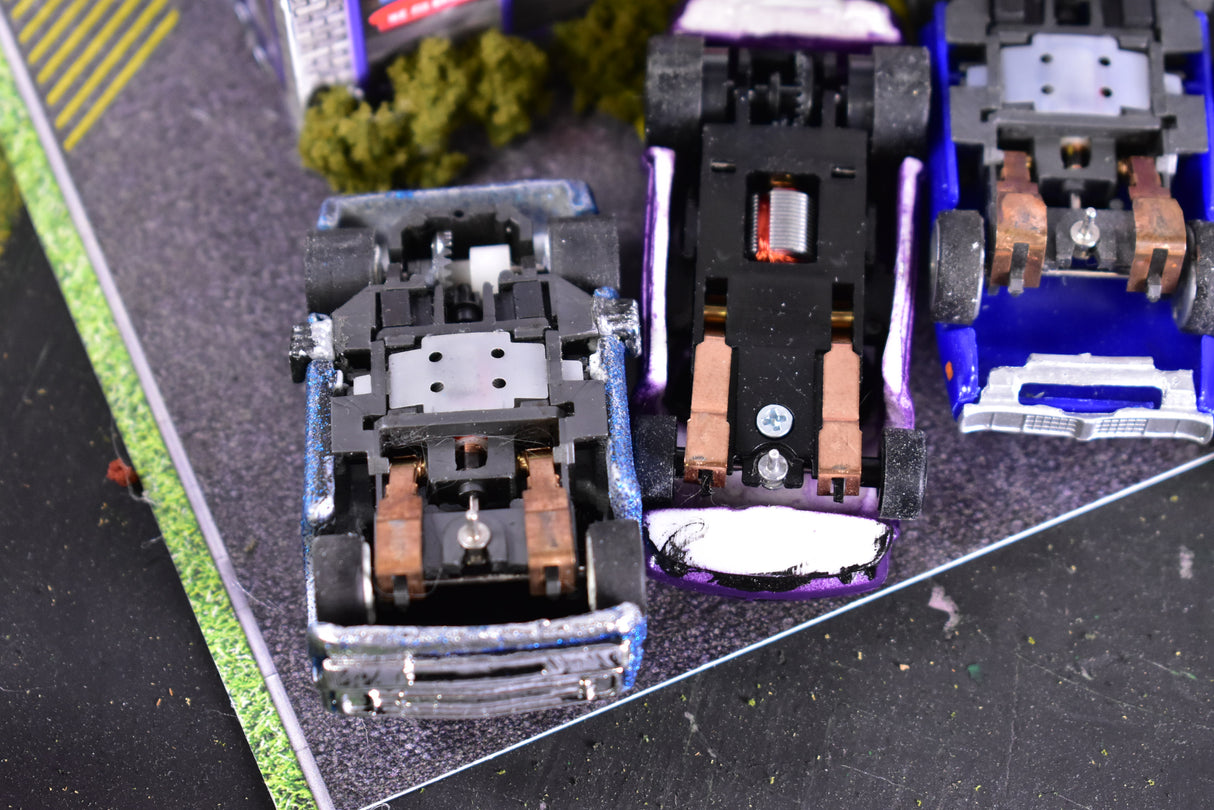 Robert Fish Used Car Lot Assorted Slot Cars HO | Lot B | Tyco / Aurora