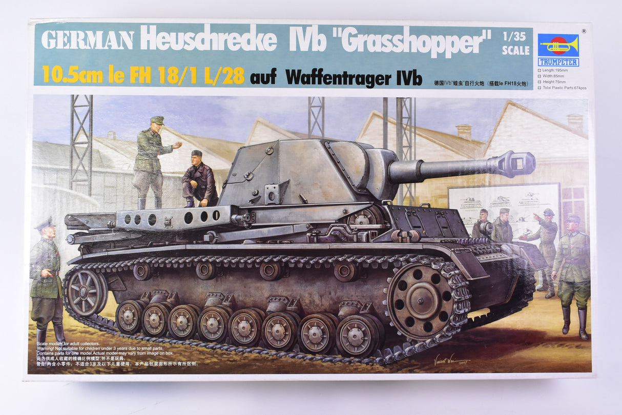 Second Chance German Heusdnredke IVB "GrassHopper" 1:35 | 00373 | Trumpeter Model Kits