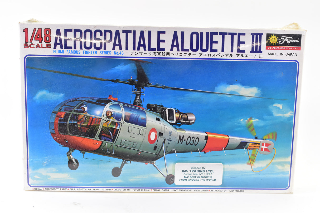 Second Chance Aerospatiale Alouette III #46 1/48 Scale | 5A46 | Fujimi Model Kit