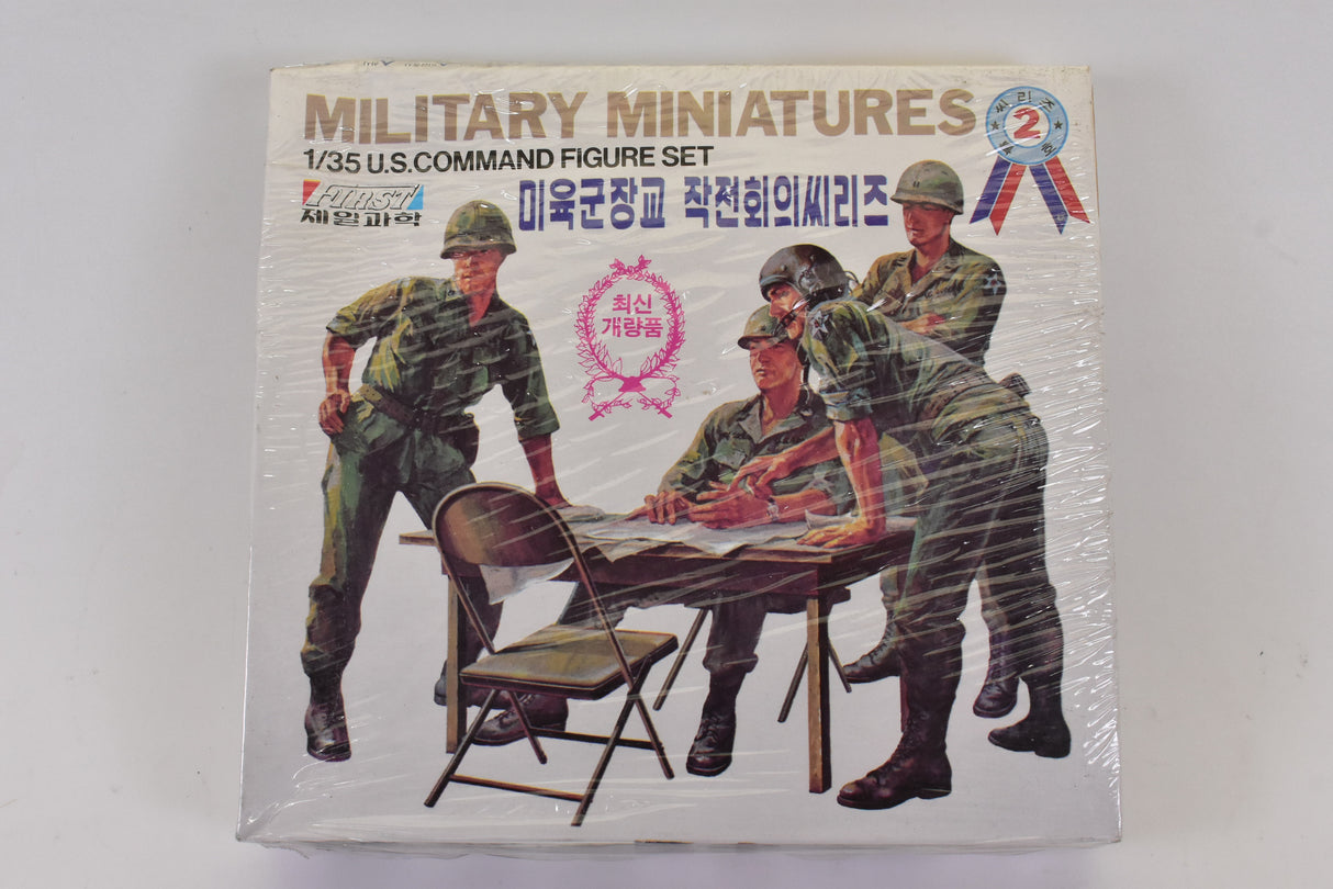 Second Chance Military Miniatures U.S. Command 4 Figures 1:35 Figure Set | M105 | First Model Co.