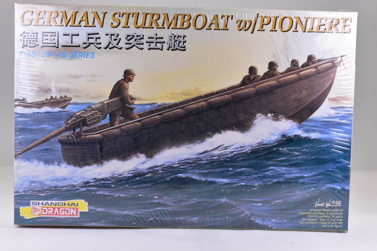 Second Chance German Sturmboat w/Pioniere 1:35 Scale | 6108 | Dragon Model Co.