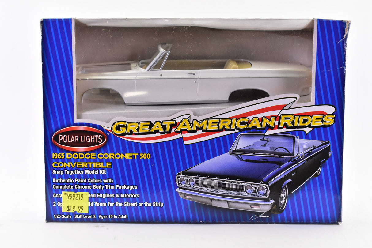 Second Chance 1965 Dodge Coronect 500 Convertible 1/25 Scale | 53001 | Polar Lights