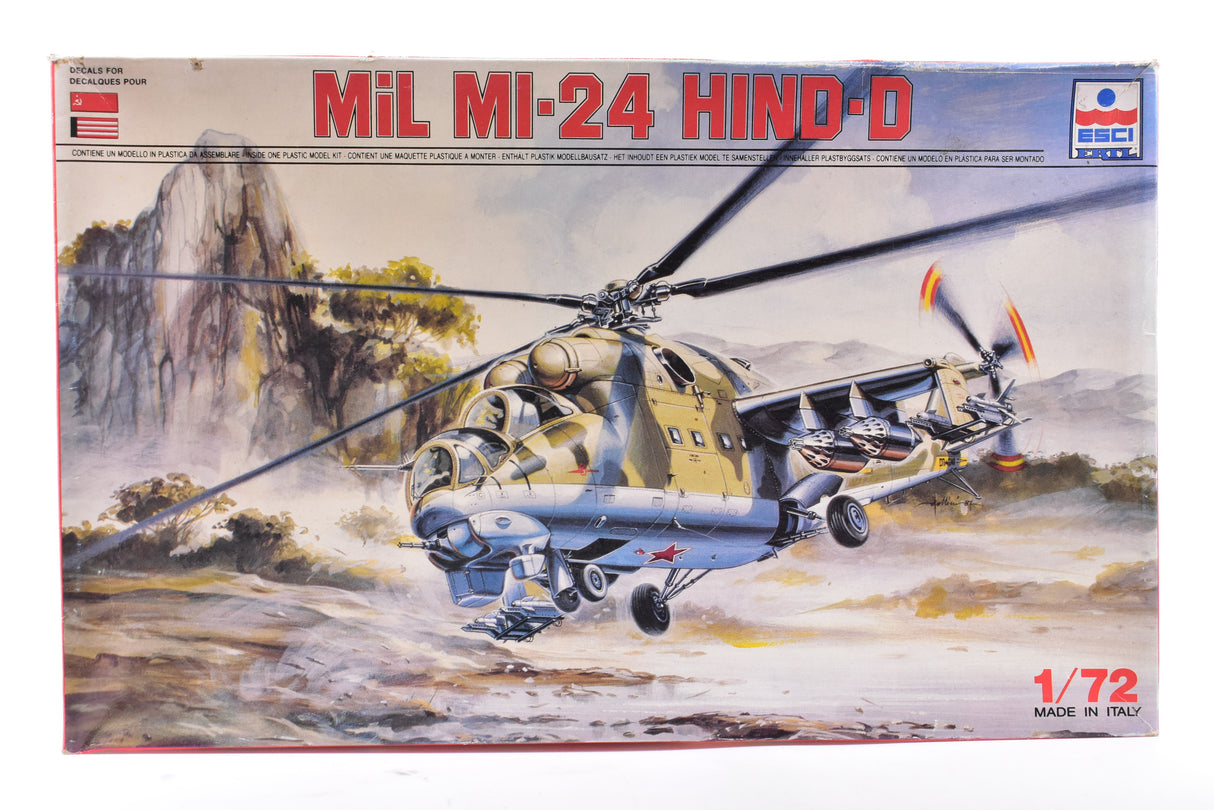 Second Chance Mil MI-24 HIND-D 1/72 Scale | 9069 |ESCI ERTL Model Kit