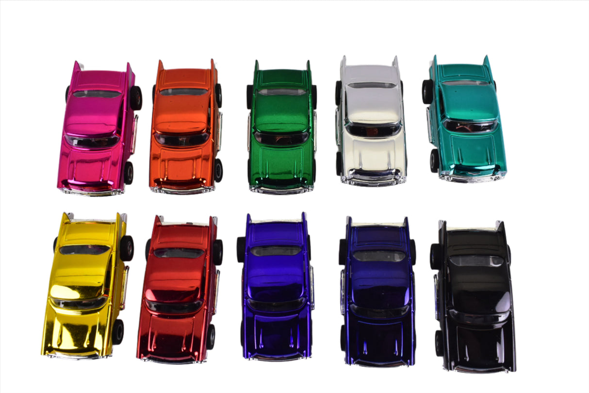 PTT/BB/AW 1957 Bel Air Chrome with/AW Xtraction Chassis Assored Colors | 23000 | PTT/BB/AW