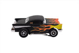 PTT/RM/BB 1957 Bel Air Black with Yellow/Red Flames AW Xtraction Chassis  25000 PTT/BB/AW
