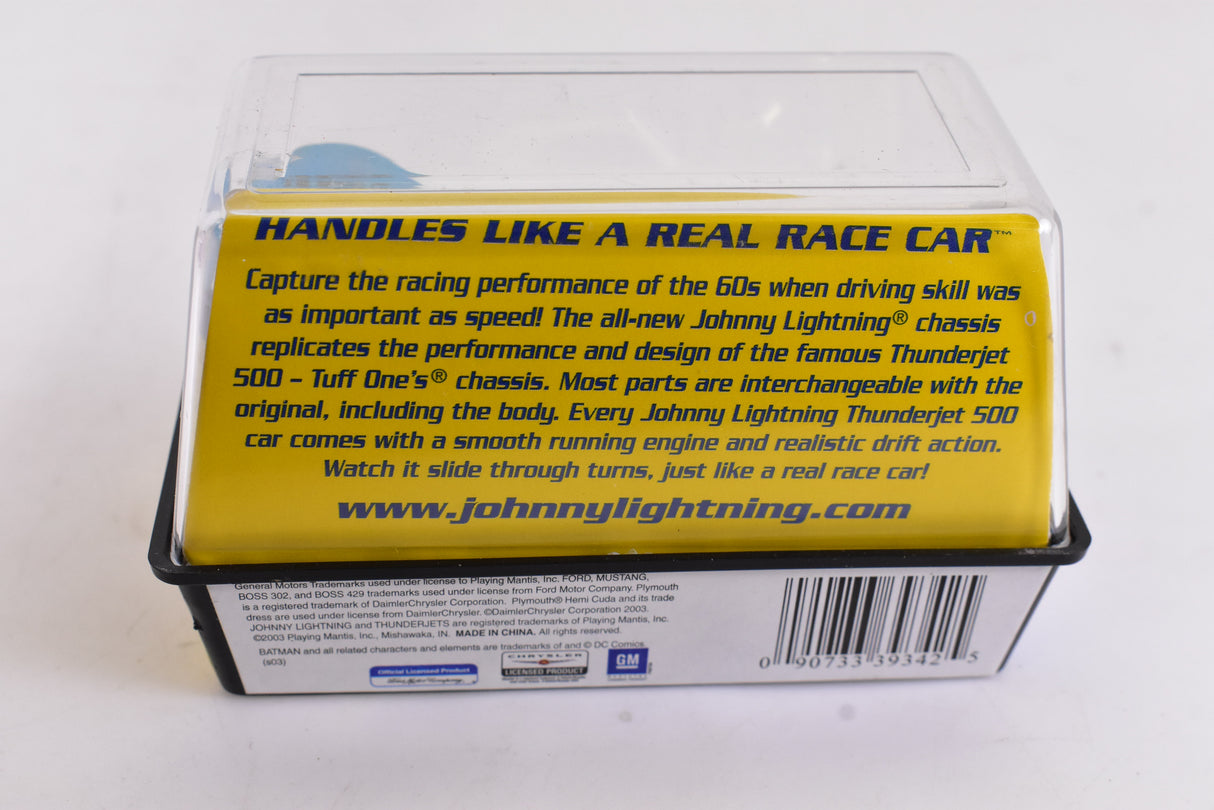 1970 Plymouth Hemi Cuda Gold Chrome ThunderJet 500 Chassis Ho Scale Racer| Auto World