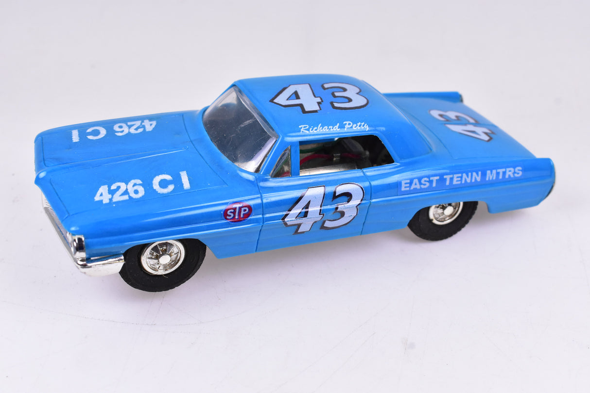 1962 Bonneville Blue Petty Stock Car "43" 1/32 Slot Car | 1024-17 | Eldon