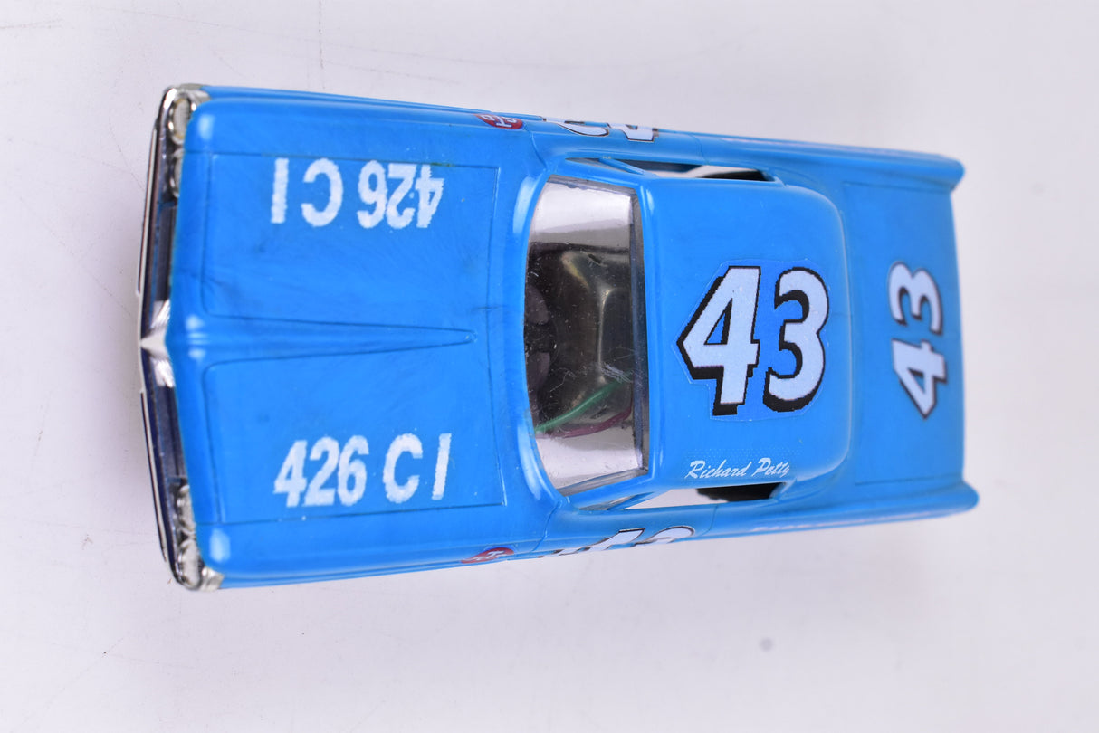 1962 Bonneville Blue Petty Stock Car "43" 1/32 Slot Car | 1024-17 | Eldon