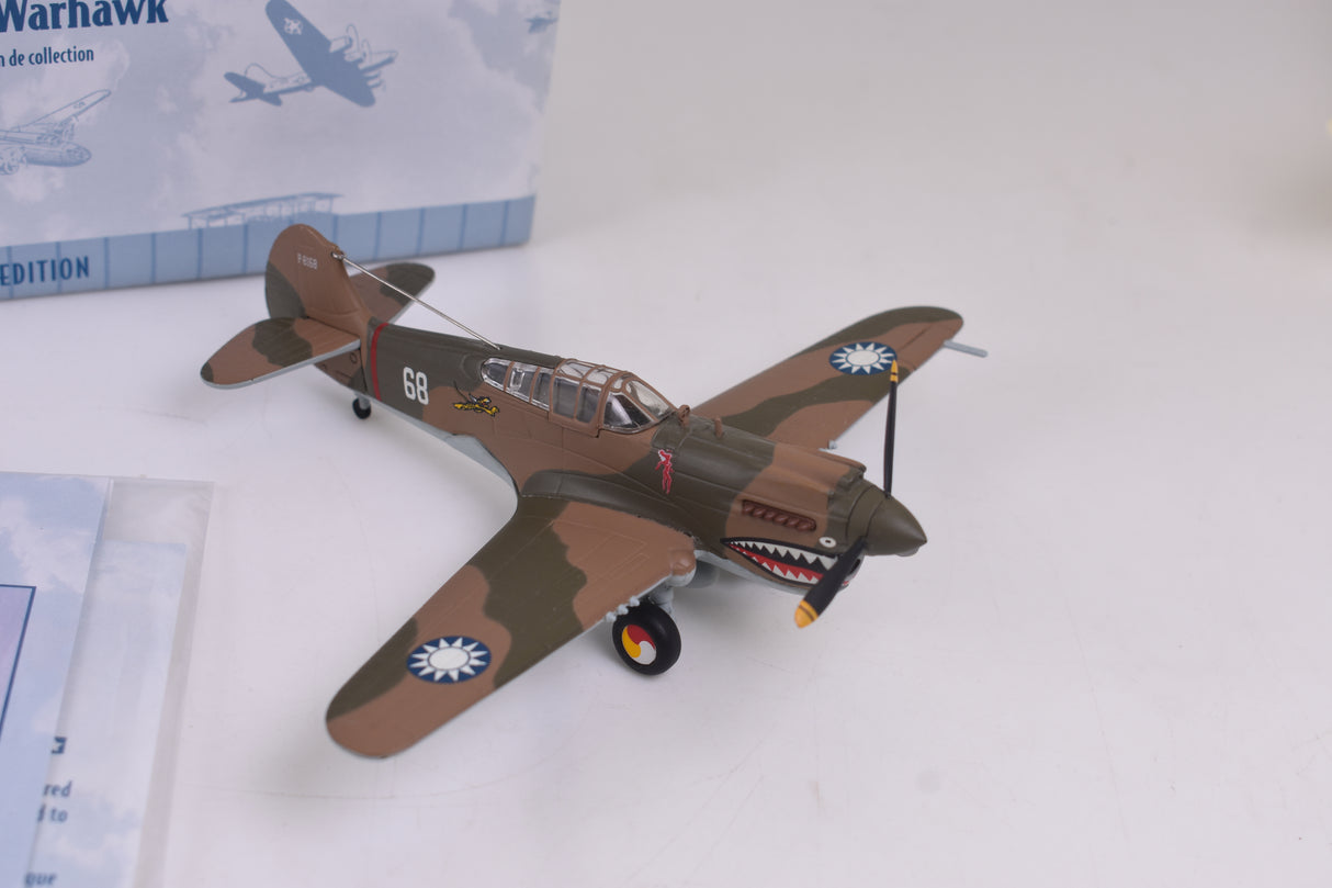 Second Chance Legends In Flight Curtiss P-40 Warhawk 1:48 Airplane Replica Numbered Edition | QHA1000 | Hallmark