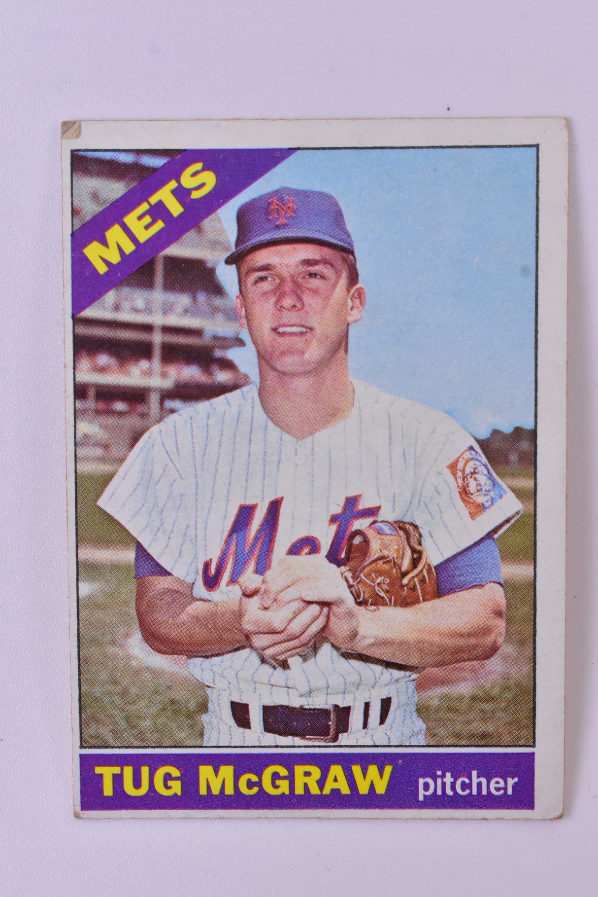 Second Chance Topps N.Y Mets Tug McGraw 1965 | Topps 124 | TAH Collection