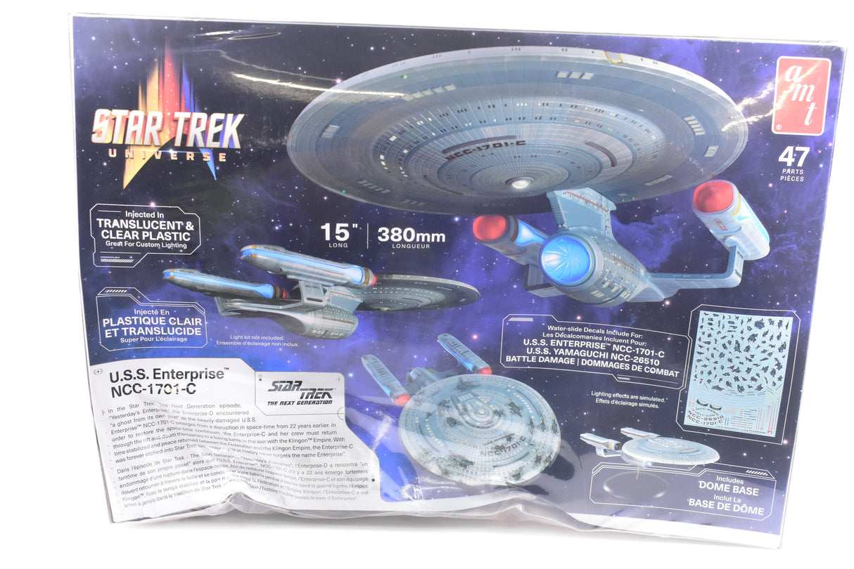 Second Chance StarTrek U.S.S Enterprise NCC-1701C 1/1400 Scale | AMT1332 | AMT Model Kits